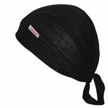 COMEAUX CAPS Single Sided Cap- Cotton- One Size Fits Most- Black 118-1000E-BLK